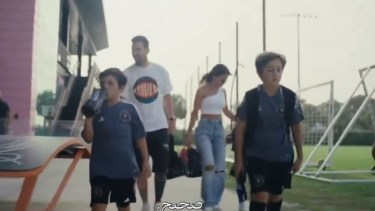 Messi le da prioridad a su familia y disfruta de sus tres hijos en Miami. 