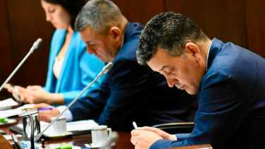 Gabriel Álamo es el presidente del bloque del MPN. Foto: Matías Subat.
