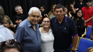 Marcelo Rucci, máximo referente gremial del petróleo en Neuquén, Río Negro y La Pampa, junto a Guillermo Pereyra.