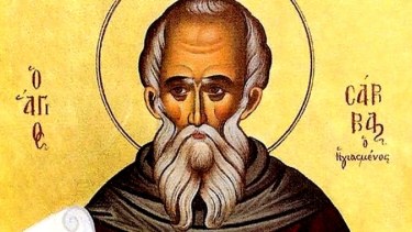 San Sabas era uno de los monjes más reconocidos de la antigüedad.-