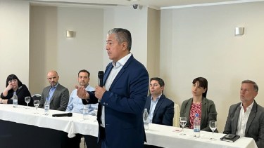 Figueroa trazó las principales iniciativas de su gestión. Foto: Gentileza. 