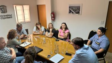 Rodrigo Buteler se reunió con comerciantes de Cipolletti. Foto: Gentileza