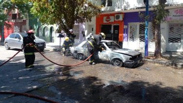El siniestro ocurrió cerca de las 15. Foto Juan Thomes