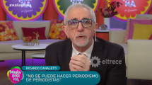 Imagen de Ricardo Canaletti habló luego del fuerte cruce frente a las cámaras con Esteban Trebucq