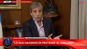 Jubilaciones, Ganancias y subsidios: qué dijo Caputo