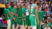 Imagen de Celtics venció a los Lakers en el duelo de Navidad, que tuvo a Davis como figura