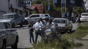 Tras el asesinato de la mujer. el fiscal Martín Lozada estuvo en el lugar de los hechos. foto: archivo.