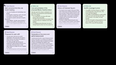 Las repuestas de la herramienta de Google incluyen citación directa que pueden verificarse.