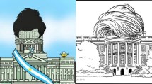 Imagen de Las redes aseguran que sería plagio, el dibujo que Nik le regaló a Javier Milei