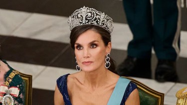 La reina Letizia de España no pasa su mejor momento.-