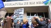 Imagen de El Parlamento Mapuche Tehuelche se manifiesta en Viedma contra los cambios en tierras y minería