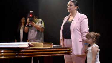 Soledad Martínez juró el domingo como nueva ministra de Educación. Foto: Matías Subat.