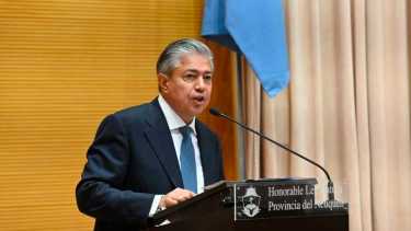 El gobernador Rolando Figueroa le hablará a los diputados este viernes. Foto: archivo Florencia Salto.
