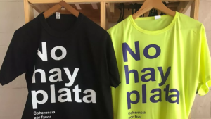 «No hay plata», la frase de Milei que ya se vende en remeras, tazas y con promociones