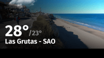Imagen de Clima de hoy, domingo 31 de diciembre de 2023, para la ciudad de Las Grutas – SAO