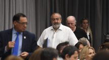 Imagen de Video | Ley ómnibus, cuarto día de debate: la CGT y la CTA ratificaron el paro general ante Diputados