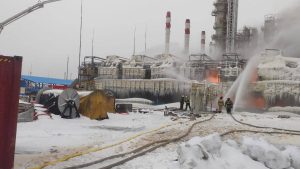Rusia suspende operaciones en una terminal de GNL tras un presunto ataque ucraniano