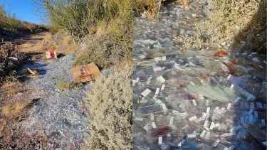 Video | Vecinos encontraron residuos patológicos en las bardas de Fernández Oro: «Repugnancia»