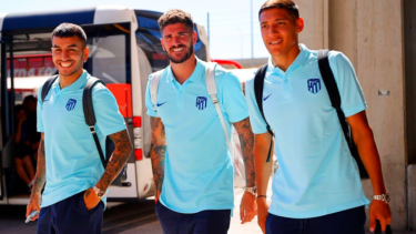 Correa, De Paul y Molina, tres Colchoneros a la espera de un cuarto integrante.