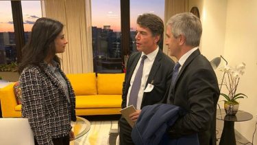 Caputo y Posse se reunieron con la segunda del FMI en Davos