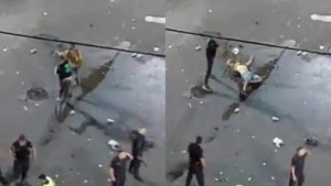 Video | Un seguridad noqueó a un fanático de La Renga y está en terapia intensiva