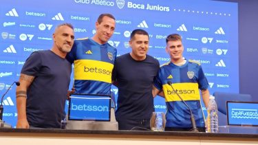 Lema y Zenón son los dos refuerzos de Boca. (Foto: @faafiperez)