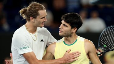 Zverev venció a Alcaraz en cuatro sets en los cuartos de final del Australian Open.