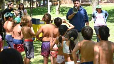 Crece la demanda en las colonias de vacaciones gratuitas. Foto: Florencia Salto