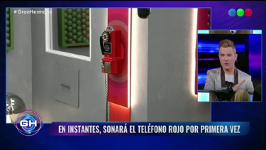 Volvió el teléfono rojo a Gran Hermano. 