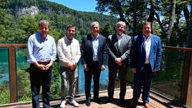 Los gobernadores patagónicos hicieron cumbre en Villa La Angostura, la semana pasada. Foto: Alfredo Leiva.