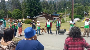 Trabajadores de ATE llegaron a un acuerdo en Villa Traful. Foto: Gentileza.