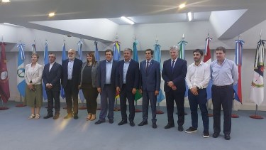 Los gobernadores petroleros se encontraron este miércoles. Foto: Gentileza. 