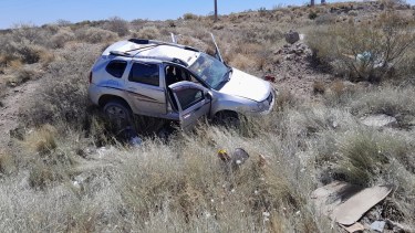 El siniestro ocurrió ayer y el conductor iba solo. Foto gentileza