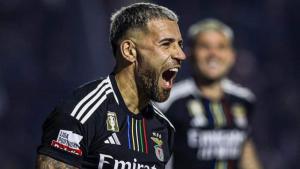 Otamendi convirtió para la goleada de Benfica en el debut de Rollheiser