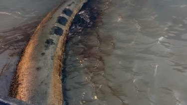 El nuevo derrame sucedió ayer. Foto: gentileza. 