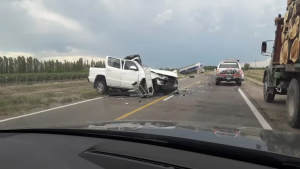 Un hombre murió y tres niños resultaron heridos tras un impactante choque, en Mendoza