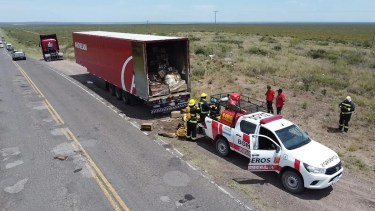 El incendio se produjo en cercanías de Lihuel Calel. Foto: InfoHuella.