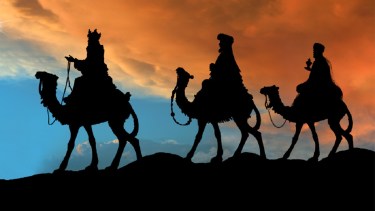 Los reyes magos. 