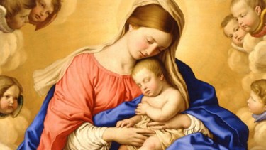 La Solemnidad de María, Madre de Dios, se celebra cada 1 de enero.-