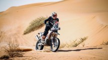 Imagen de En bolsa de dormir y con ración militar, Rostan cumplió la Etapa Maratón del Dakar