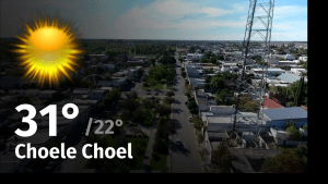 Clima de hoy, jueves 18 de enero de 2024, para la ciudad de Choele Choel