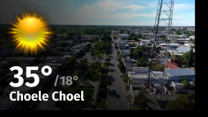 Clima de hoy, viernes 19 de enero de 2024, para la ciudad de Choele Choel
