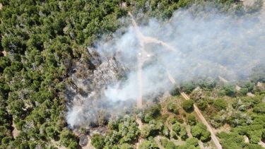 Indicaron que el incendio en la zona de Lago Hermoso "está extinto". Foto: gentileza