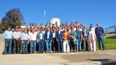 "No recuerdo sinceramente un hecho político de esta magnitud", señaló Julieta Corroza sobre el encuentro con todos los intendentes de Neuquén . (Foto: Gentileza).