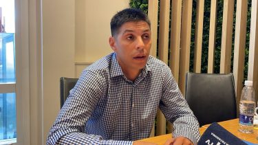 Pablo Barrientos es el presidente de Jorge Newbery de Comodoro Rivadavia. (Foto: Pasta de Campeón)