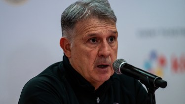 En conferencia de prensa, Martino habló sobre la posible vuelta de Messi.  