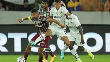Andre y Alex Arce, autor del gol en la ida, volverán a encontrarse, ahora en el Maracaná. (AP)