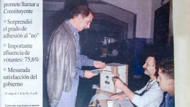 Hace 30 años se aprobaba la enmienda de la Constitución de la provincia para dale representación proporcional a la Cámara de Diputados, hasta entonces regida por un insoportable 15 a 10. Foto: Cecilia Maletti.
