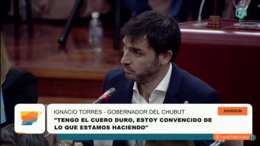  La Legislatura de Chubut respaldó a Ignacio Torres e intimó a Milei a "cesar el atropello"
