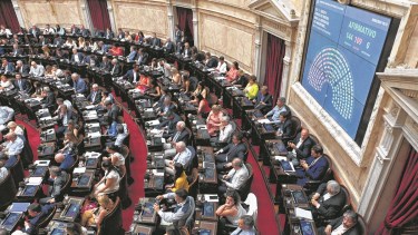 Ley Ómnibus de Milei | El debate continúa este martes con el tratamiento artítculo por artículo. Foto archivo Télam.  